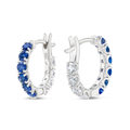 Serene Diamond Earrings Elite - Mini Blue Sapphire