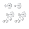 Sovereign Diamond Earrings Grace - Trio Diamond Raindrop
