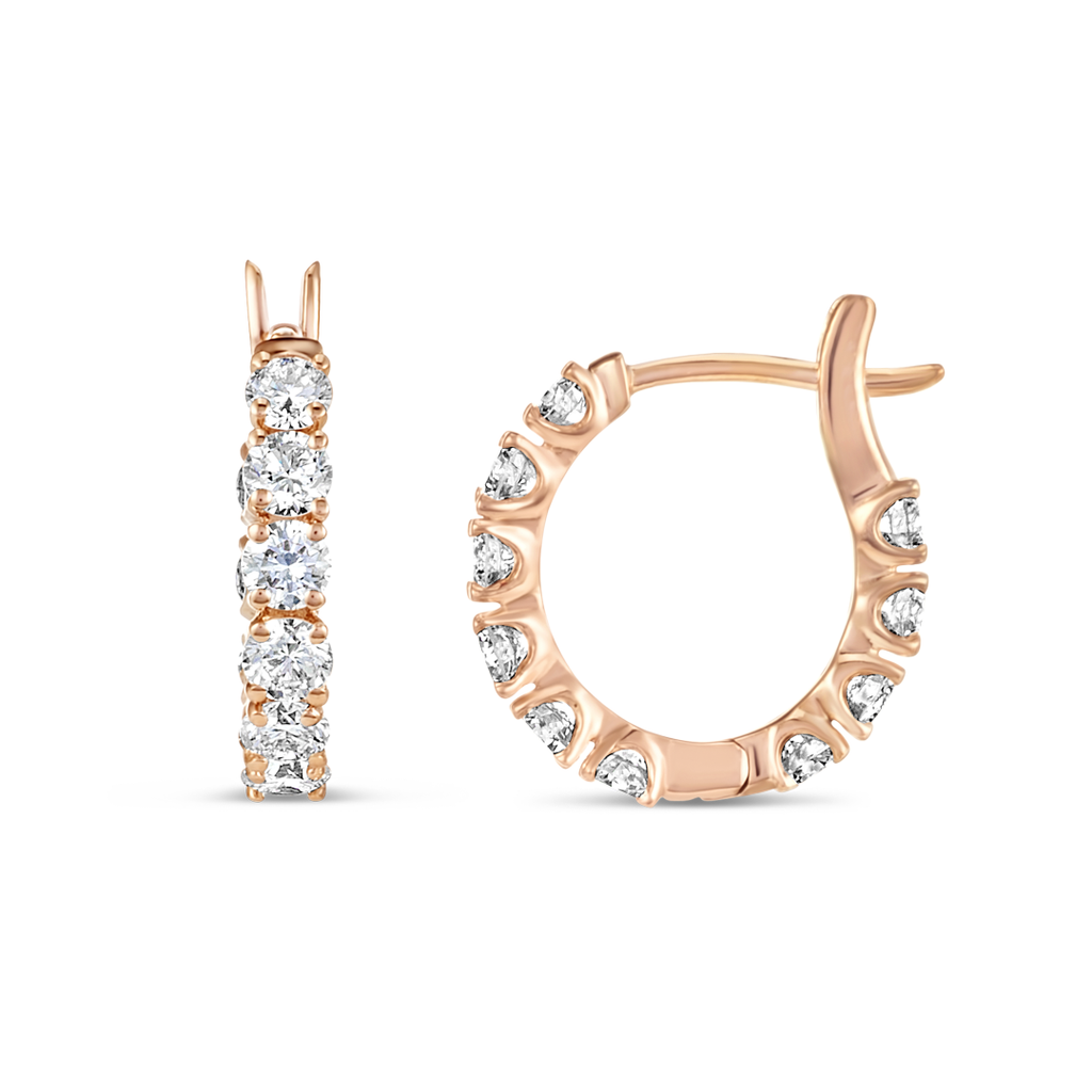 Sovereign Diamond Earrings Radiance - Mini Diamond Hoop