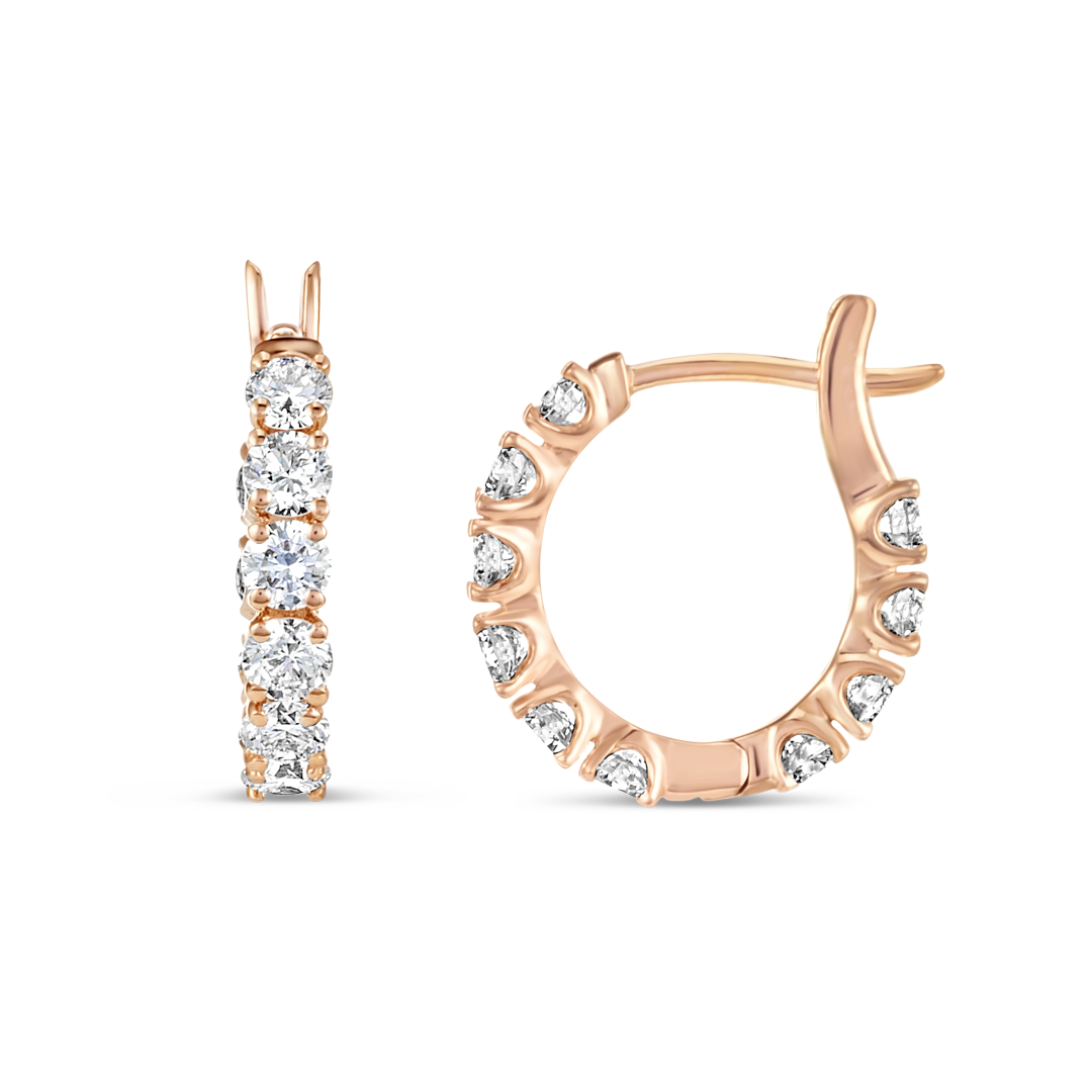 Sovereign Diamond Earrings Radiance - Mini Diamond Hoop