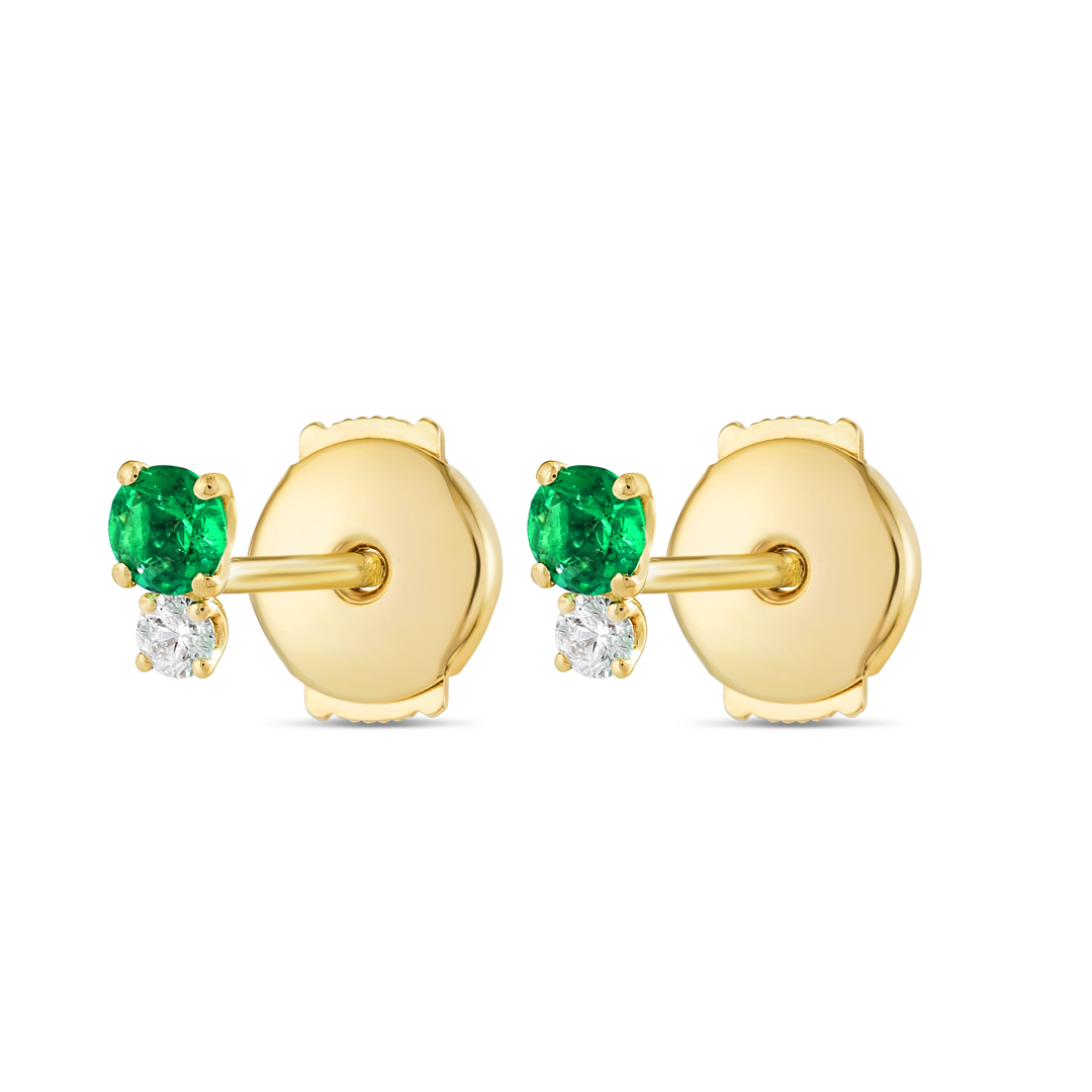 Aura Diamond Earrings Grandeur - Mini Duo Colombian
