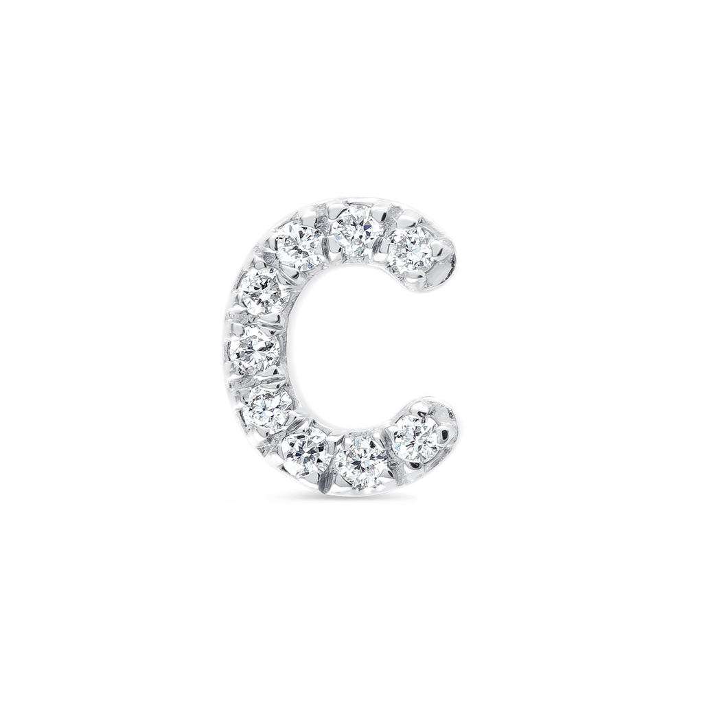 Aura Diamond Earrings Elite - Letter