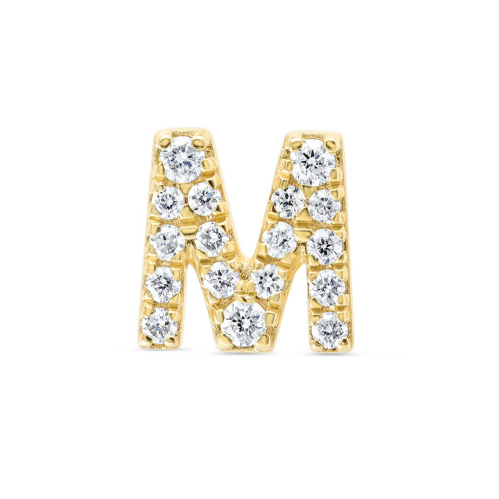 Majestic Diamond Earrings Elite - Letter