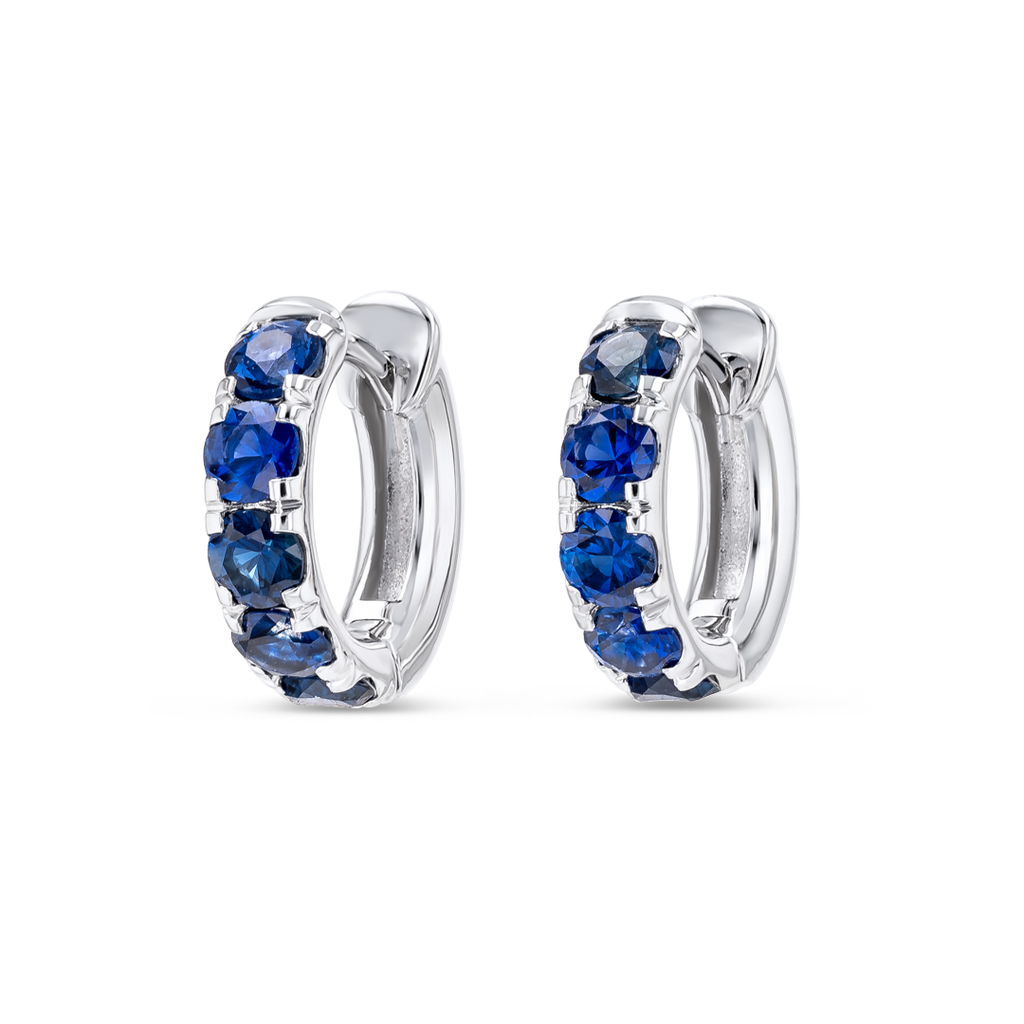Eternal Diamond Earrings Radiance - Blue Sapphire Classic