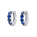 Eternal Diamond Earrings Radiance - Blue Sapphire Classic