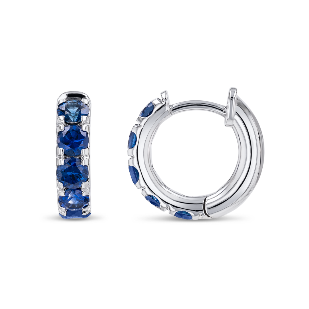 Eternal Diamond Earrings Radiance - Blue Sapphire Classic