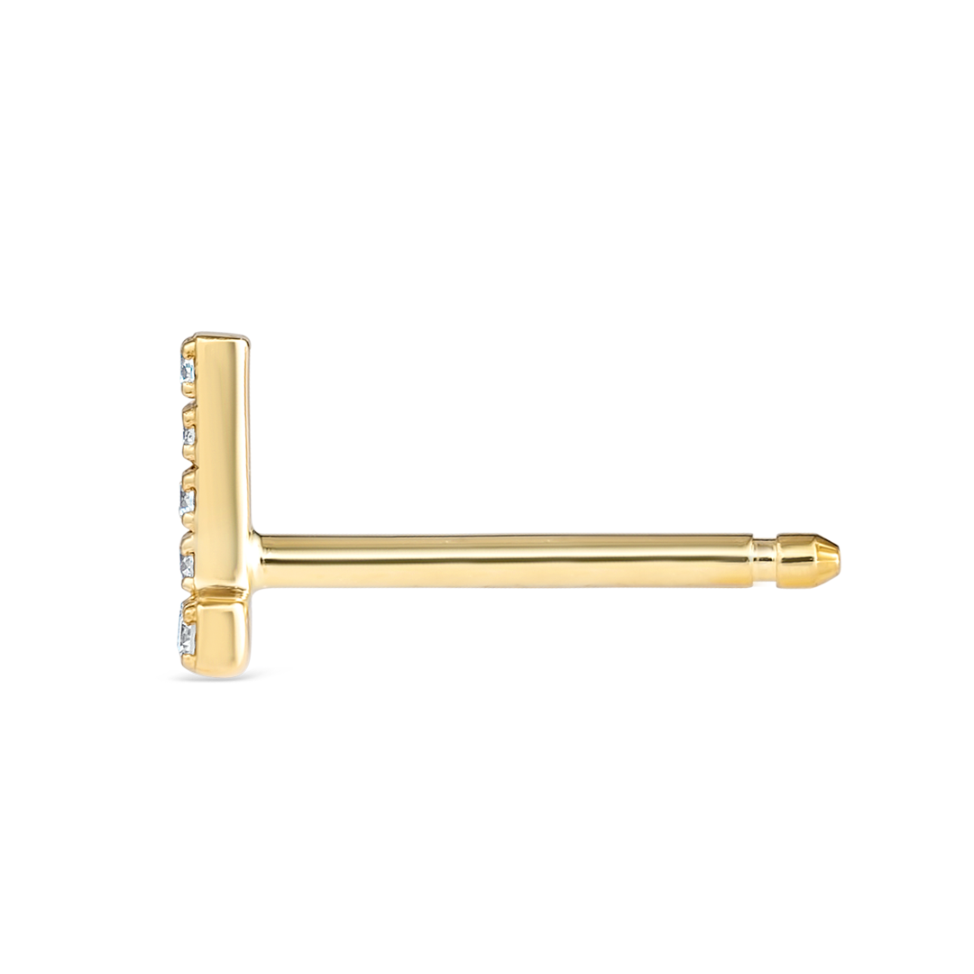 Majestic Diamond Earrings Opulence - Letter