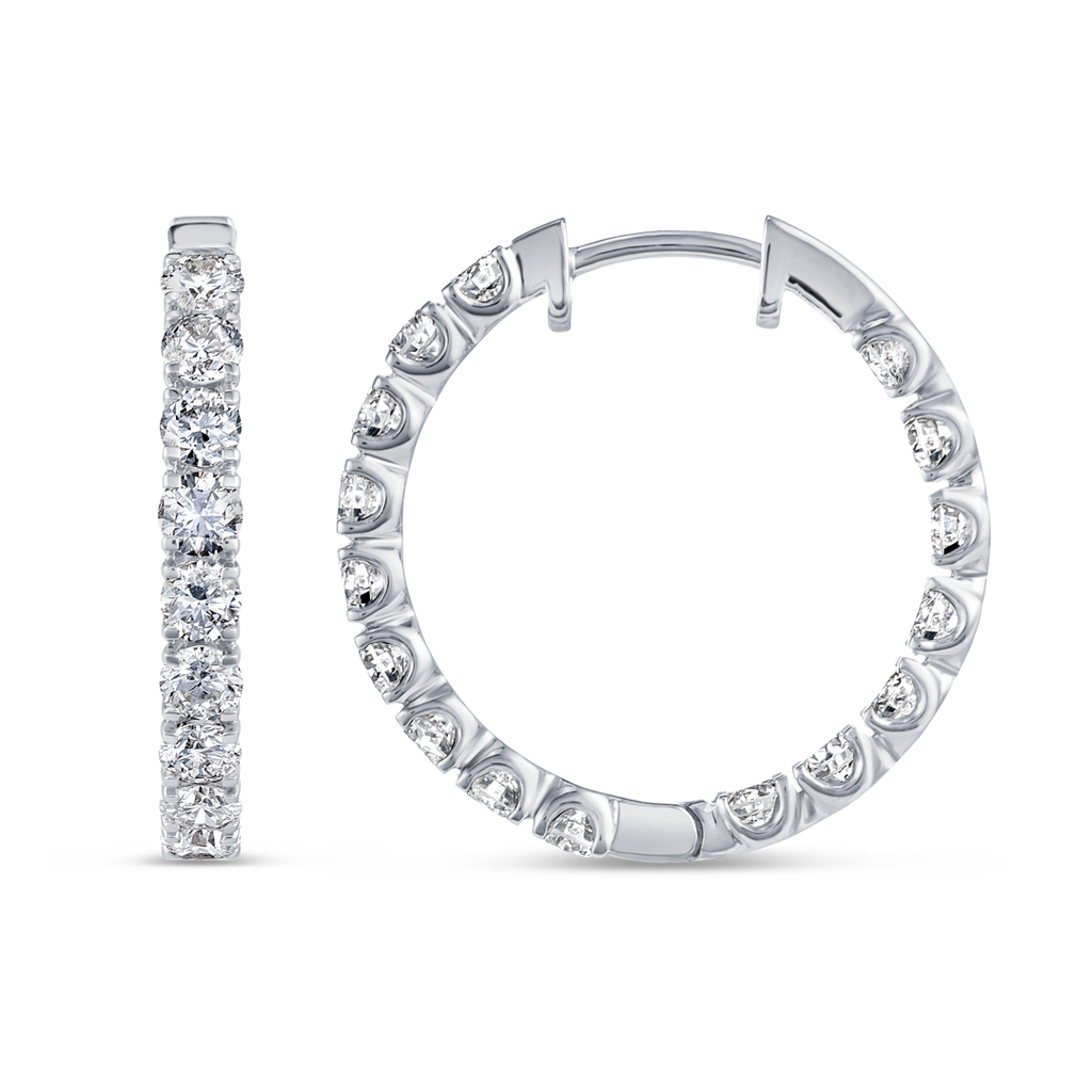 Regal Diamond Earrings Harmony - Inside Out Diamond