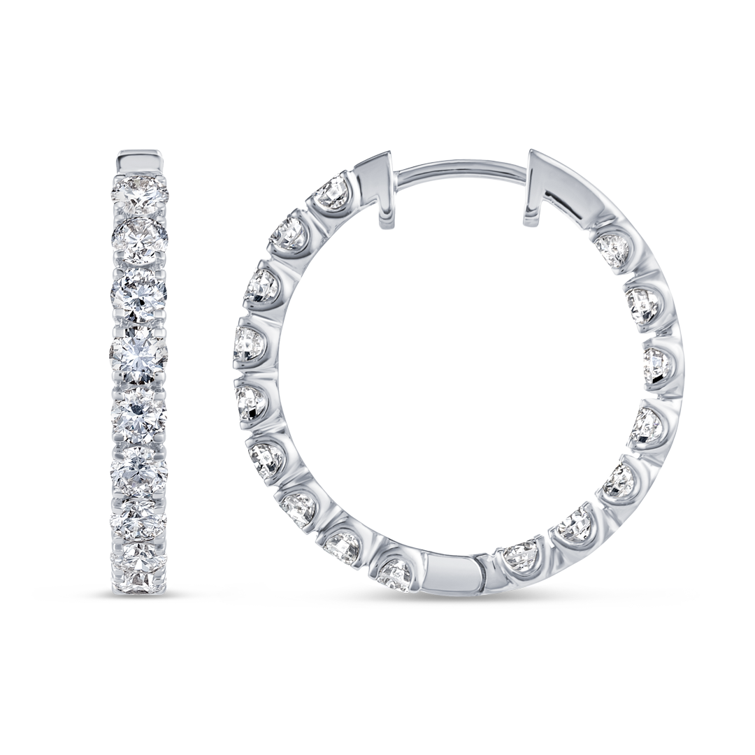 Regal Diamond Earrings Harmony - Inside Out Diamond