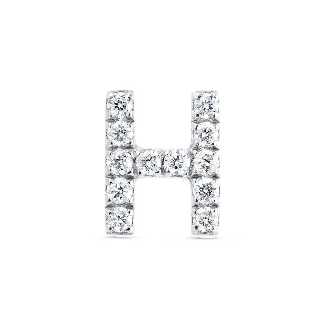 Royal Diamond Earrings Heirloom - Letter
