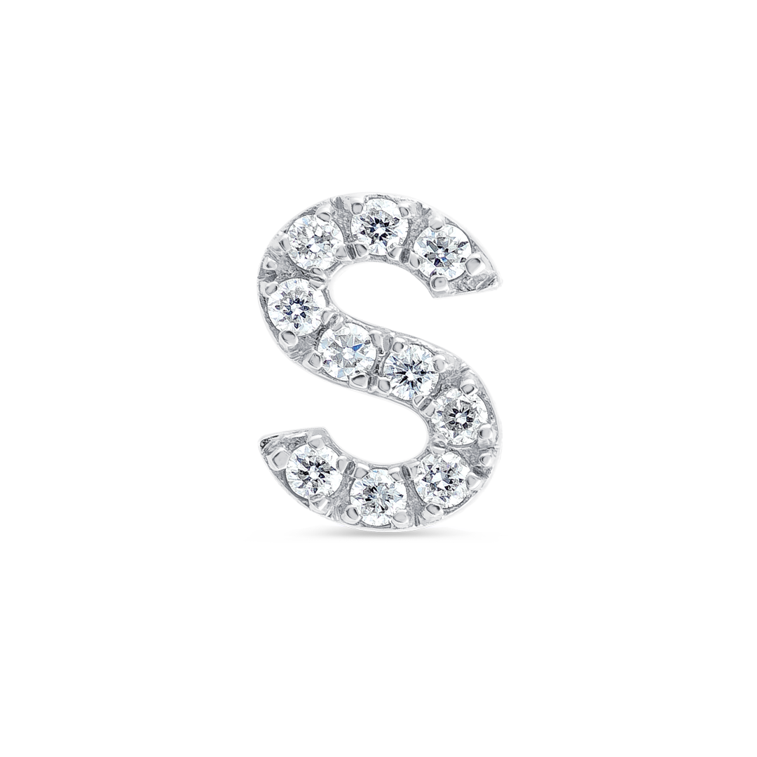 Regal Diamond Earrings Illumination - Letter