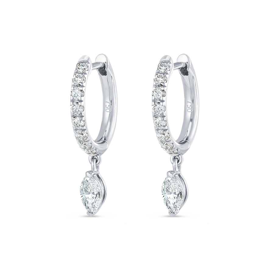 Eternal Diamond Earrings Illumination - Marquise Diamond Drop