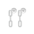 Eternal Diamond Earrings Radiance - Triple Diamond Link