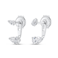 Timeless Diamond Earrings Opulence - Angled Pear Shaped