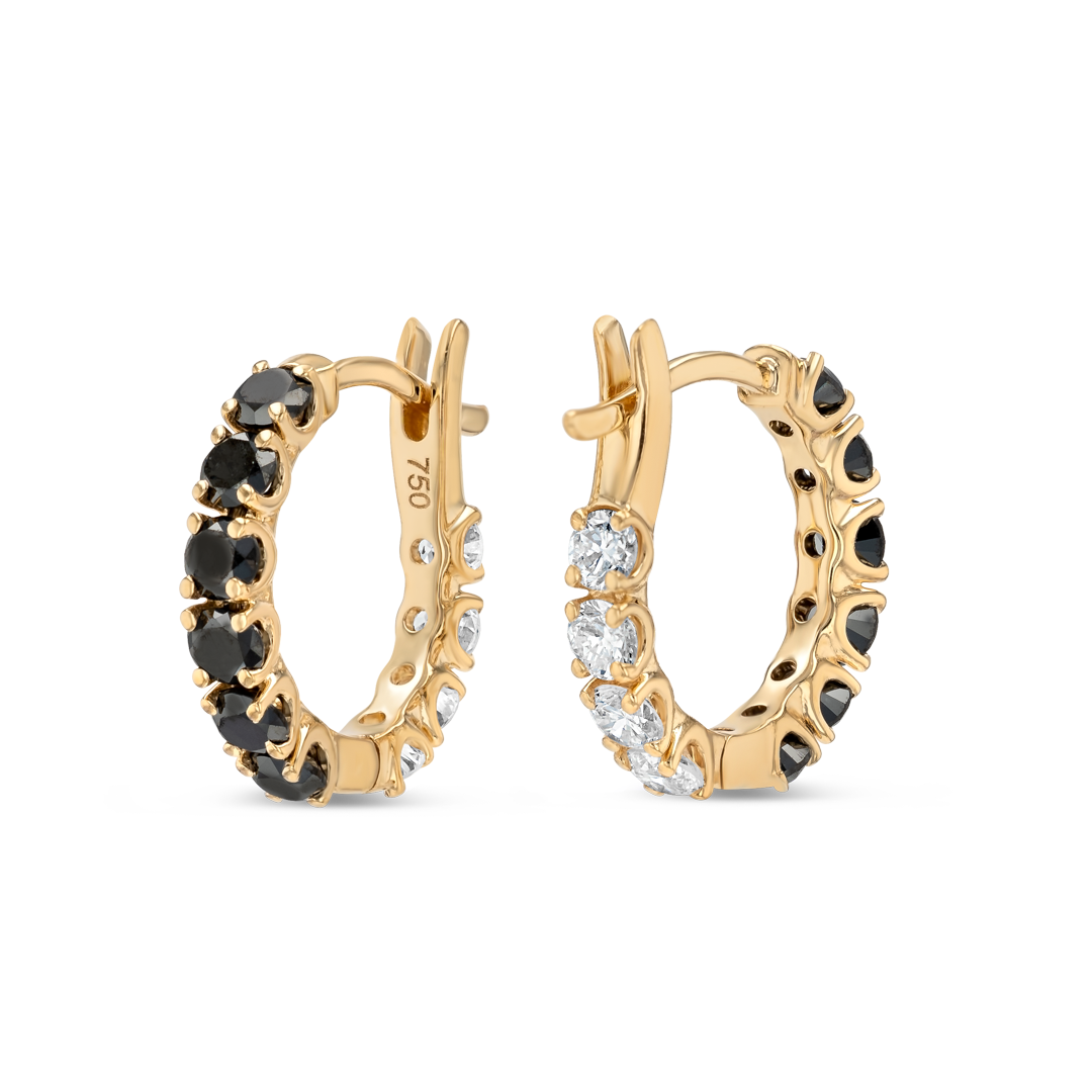 Aura Diamond Earrings Allure - Mini Black Diamond