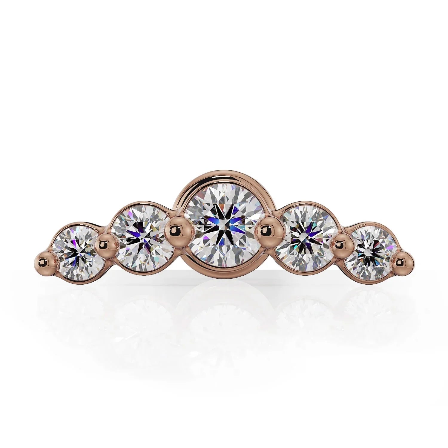 Luminous Ear Piercing Elegance - Mini Climber Diamond
