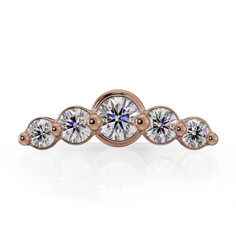 Luminous Ear Piercing Elegance - Mini Climber Diamond