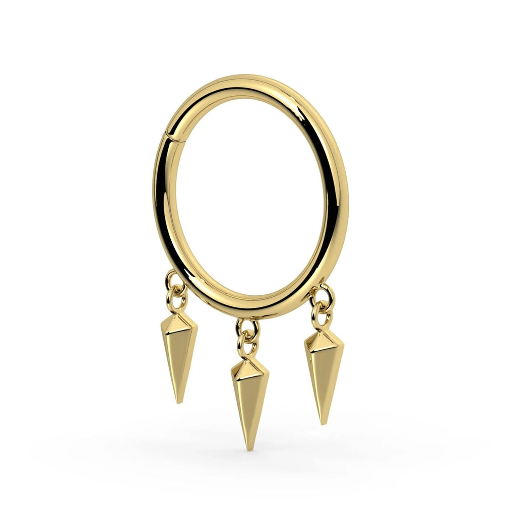 Serene Ear Piercing Allure - Tiny Diamond Prong-Set