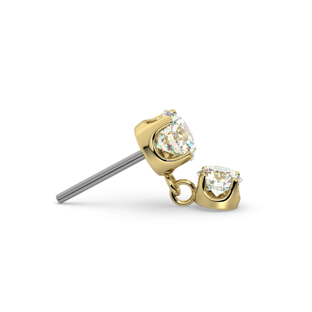 Ethereal Ear Piercing Heirloom - Triple Flower Lobe
