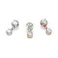 Ethereal Ear Piercing Heirloom - Triple Flower Lobe