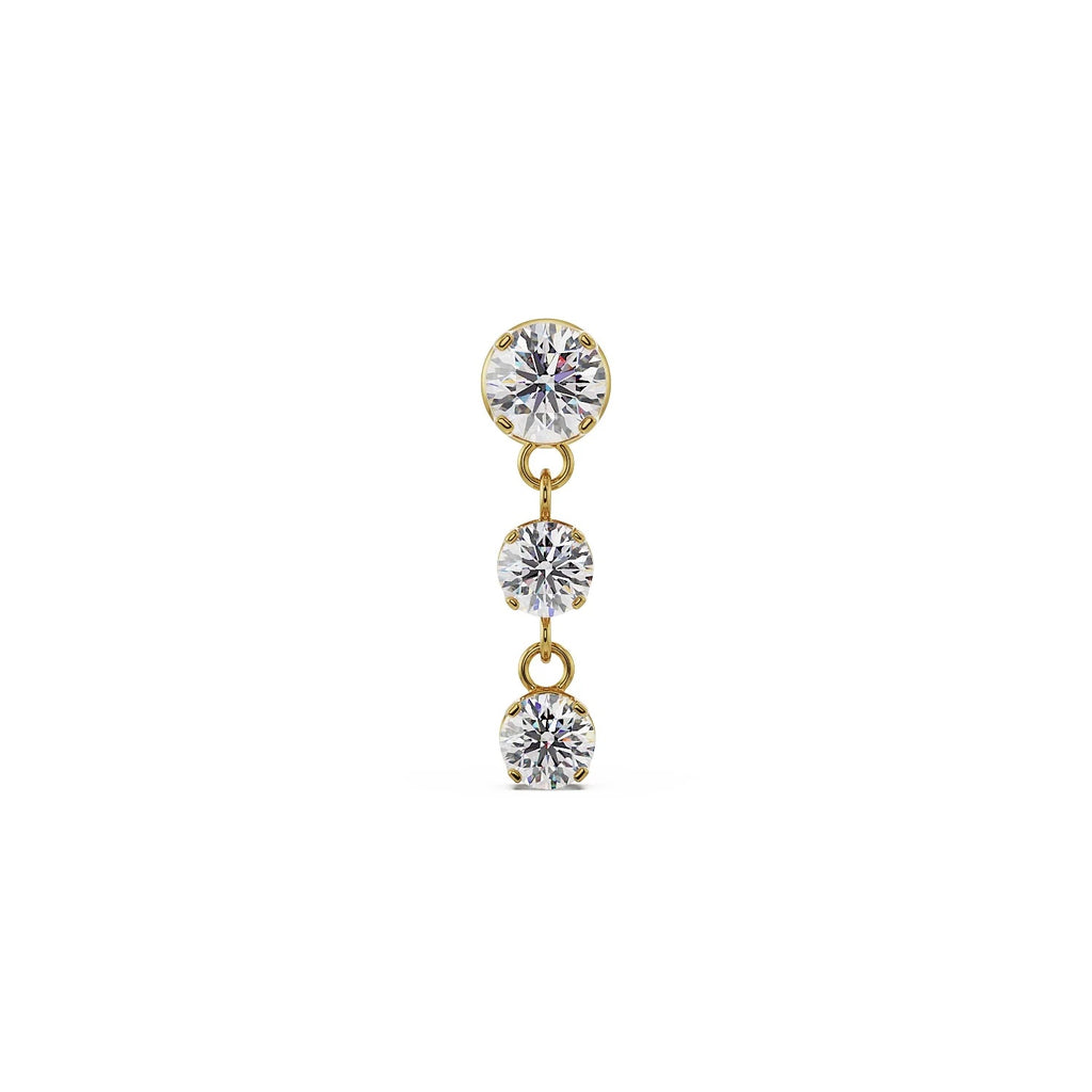 Royal Ear Piercing Opulence - Trinity Drop Ear