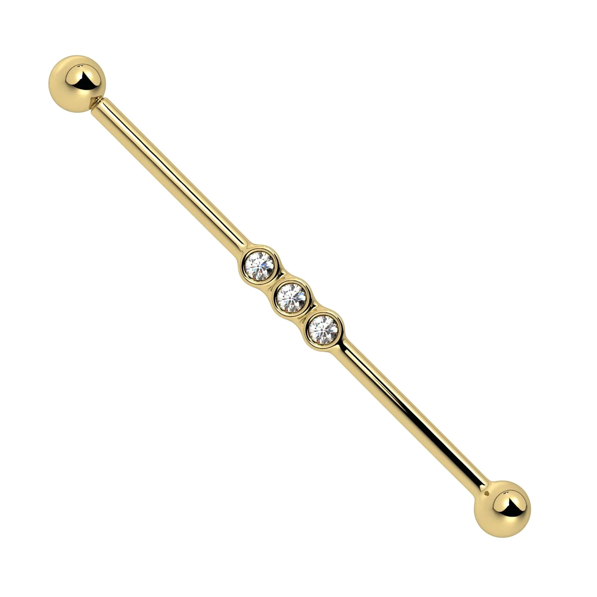 Infinite Ear Piercing Elegance - Diamond Huggie Hoop