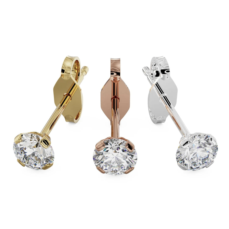 Celestial Ear Piercing Heirloom - Diamond Low-Set Prong
