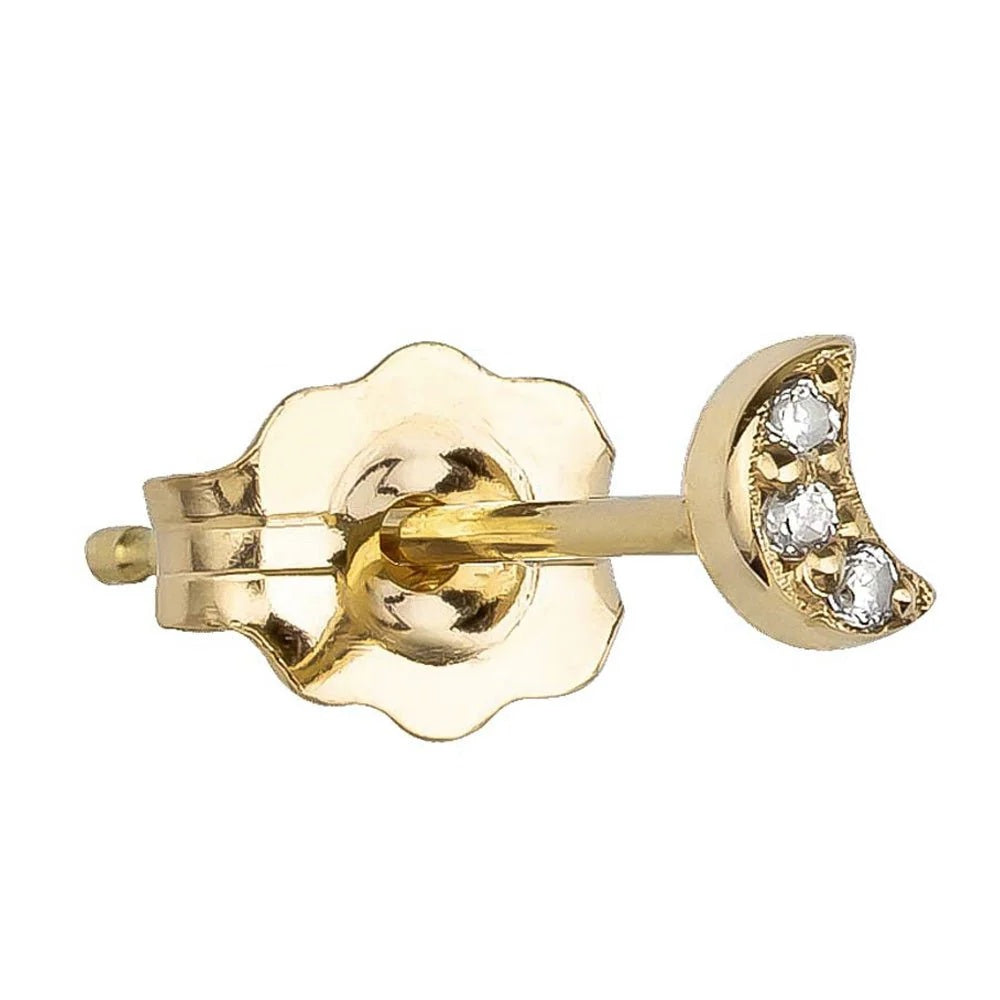 Majestic Ear Piercing Allure - Diamond Bezel-Set