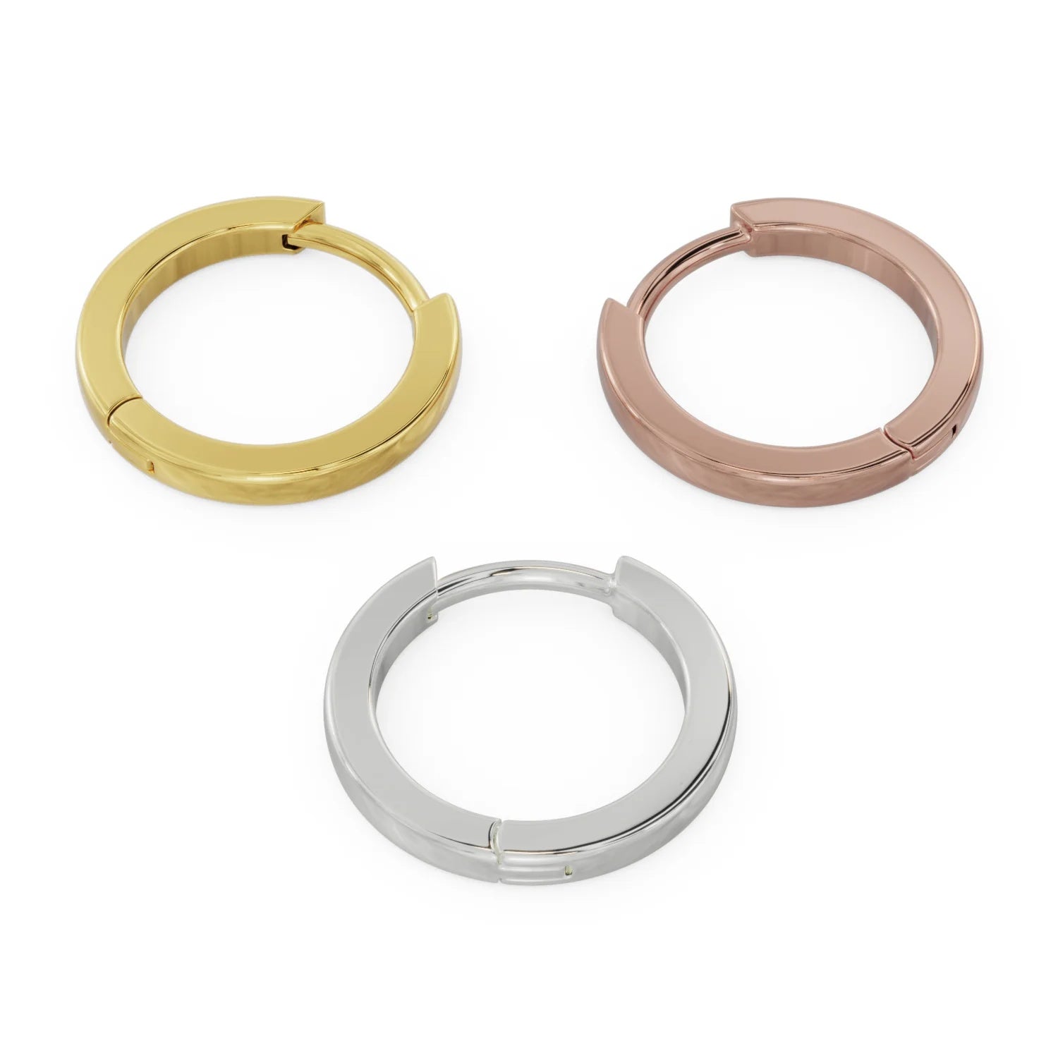 Ethereal Ear Piercing Legacy - Solid Huggie Hoop