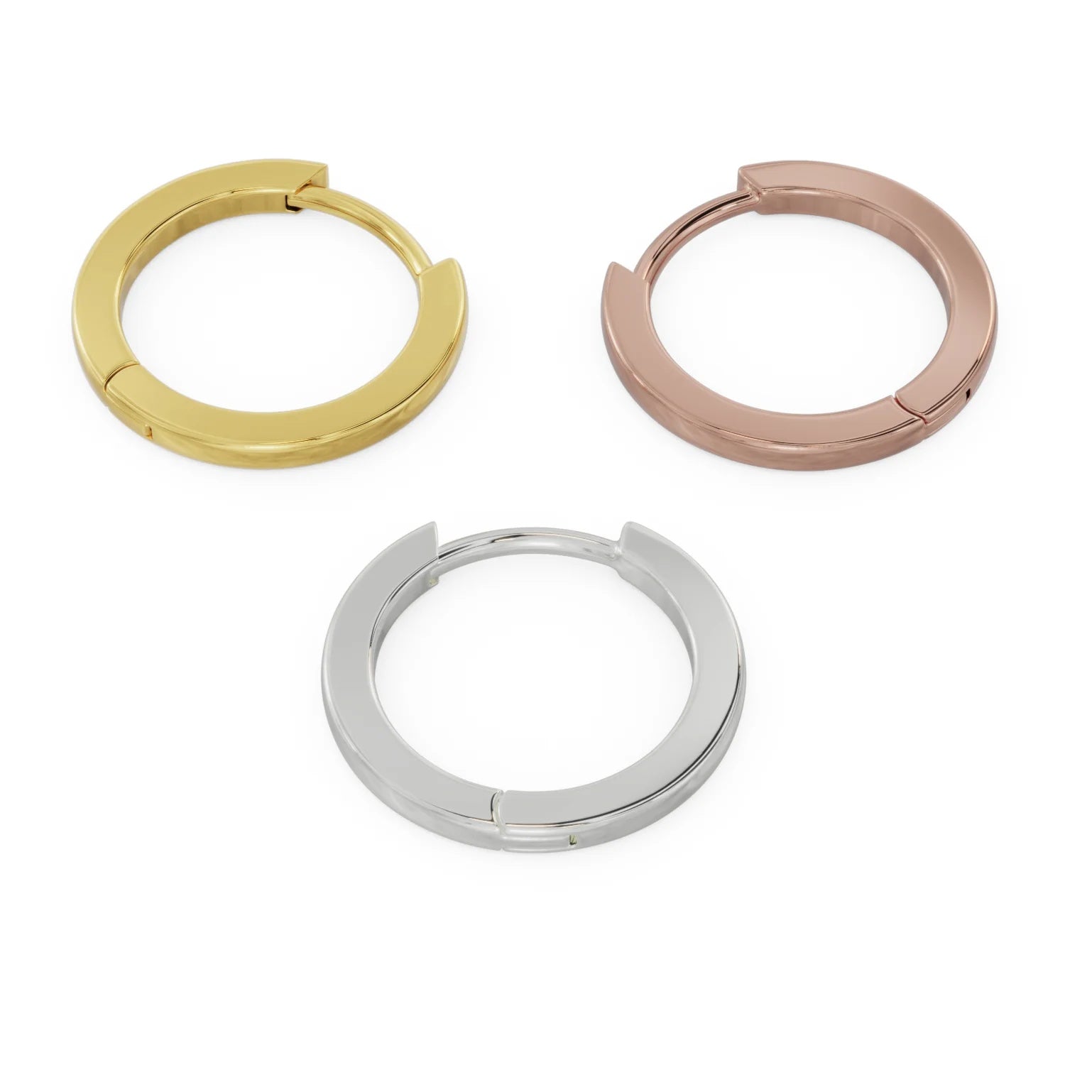 Luminous Ear Piercing Essence - Solid Huggie Hoop