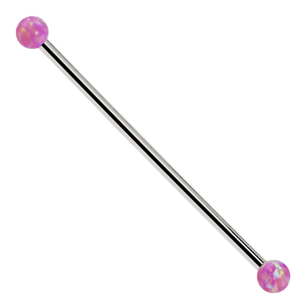 Infinite Ear Piercing Heirloom - Emerald Bezel Industrial