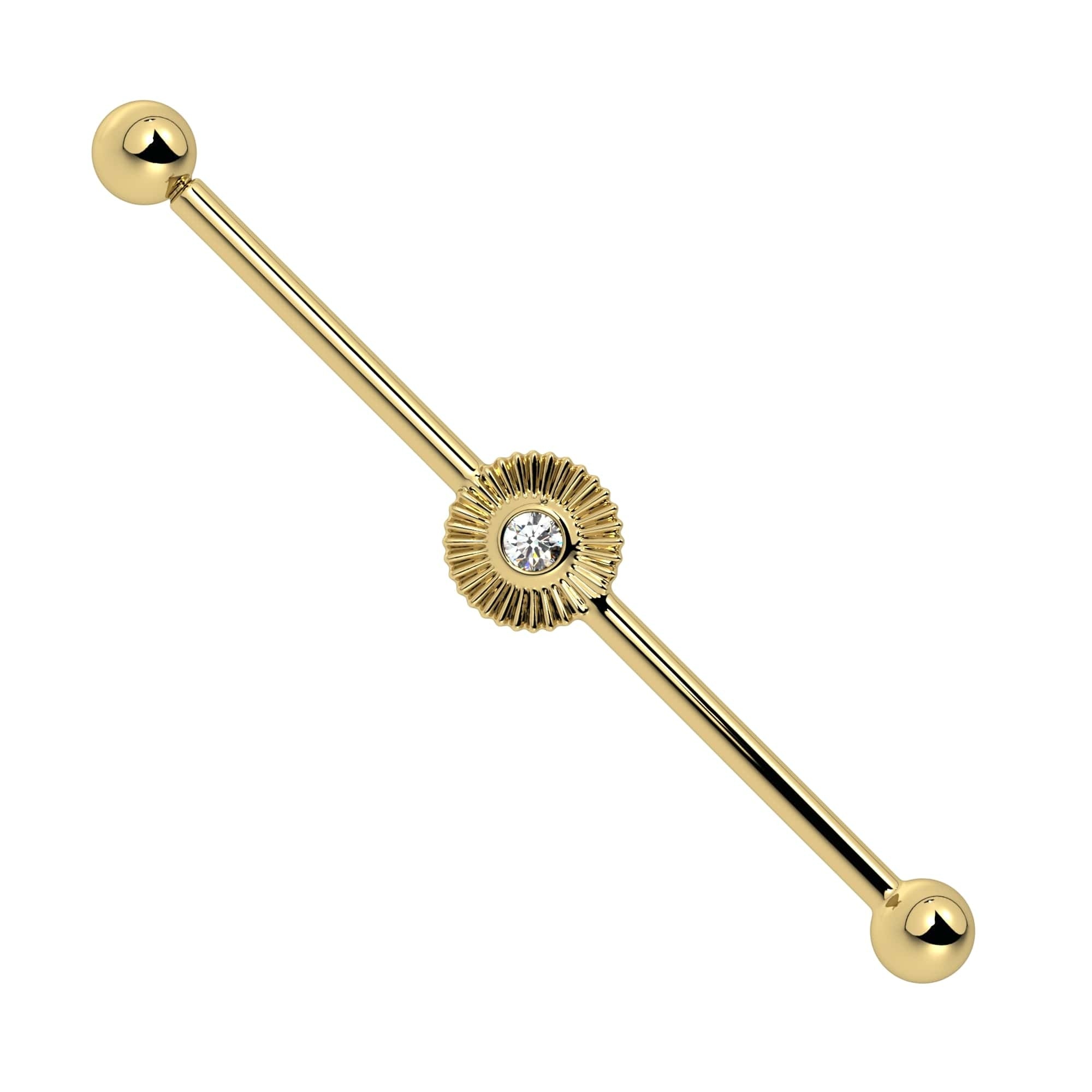 Majestic Ear Piercing Harmony - Soleil Industrial Barbell