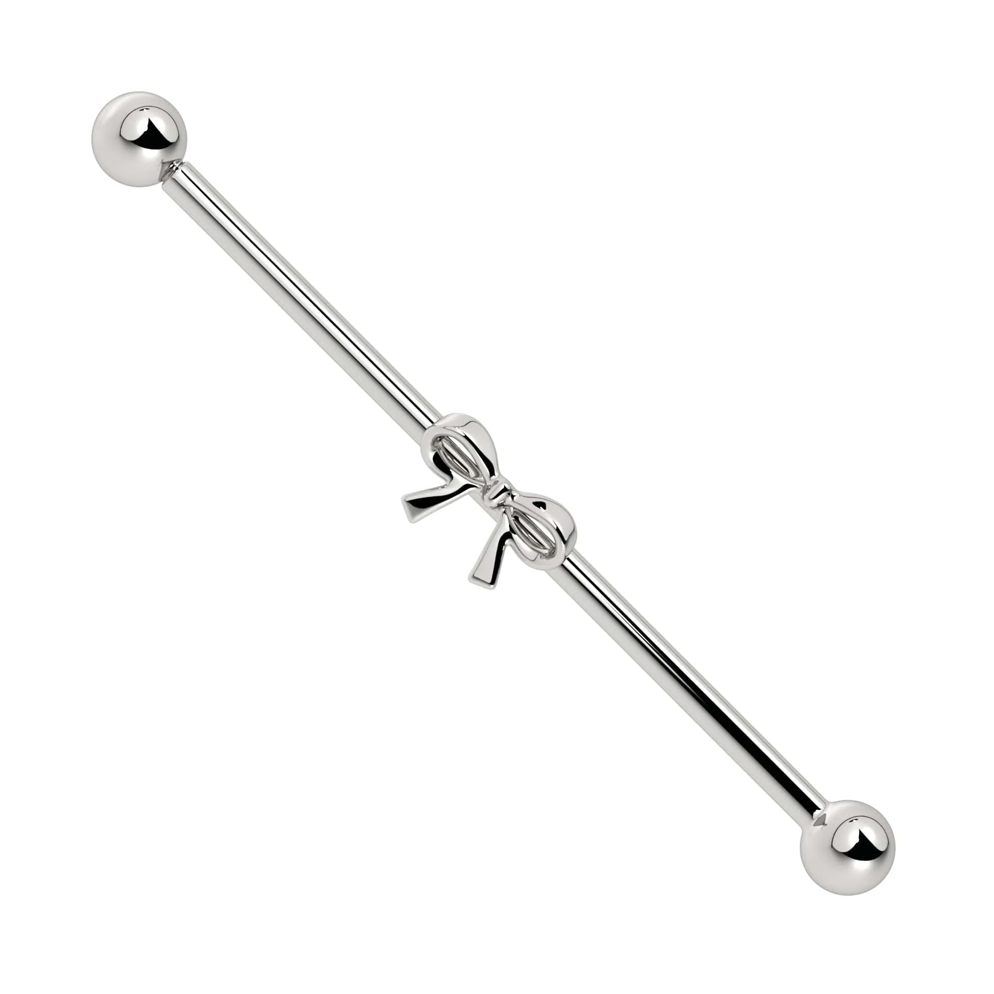 Serene Ear Piercing Grandeur - Bow Industrial Barbell