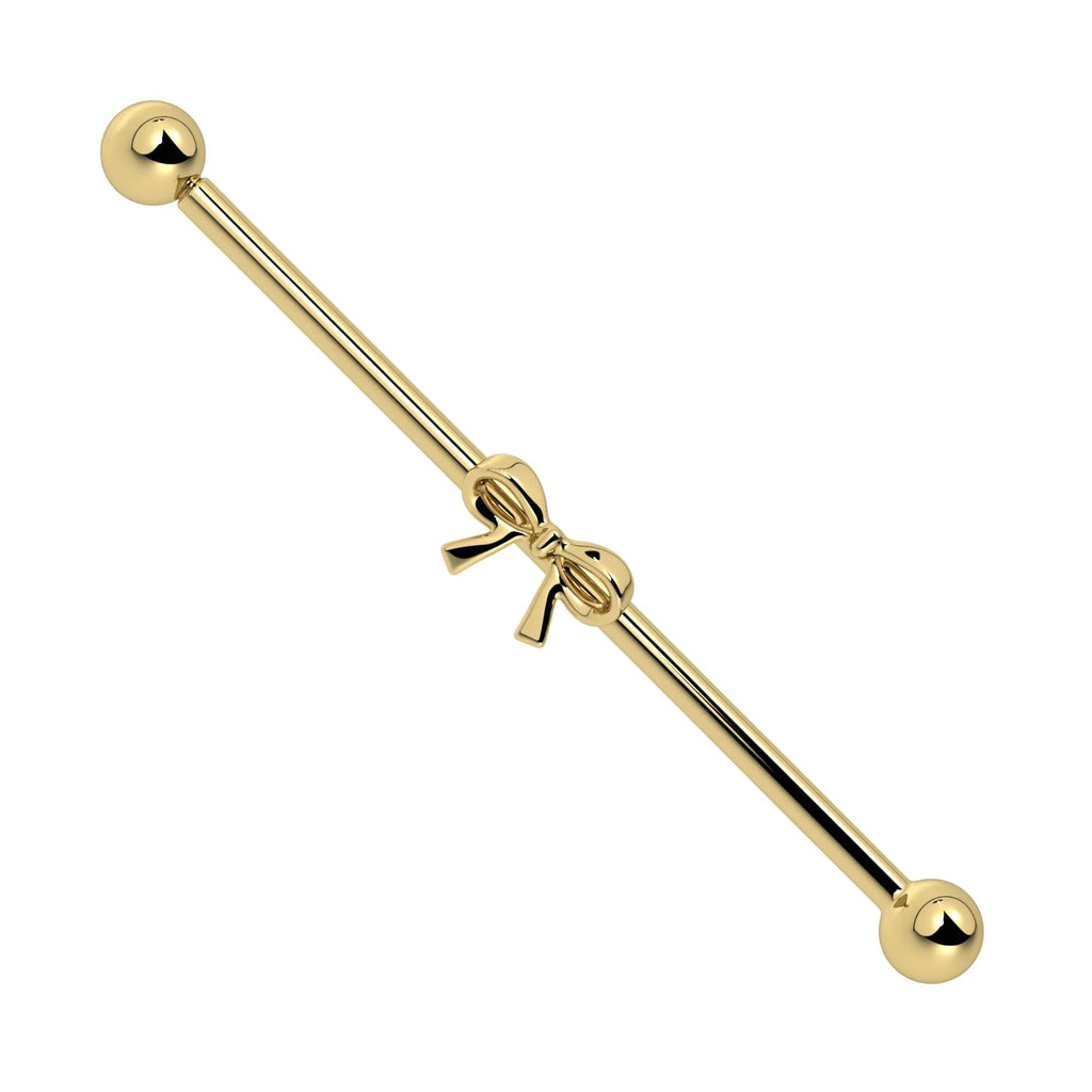 Serene Ear Piercing Grandeur - Bow Industrial Barbell