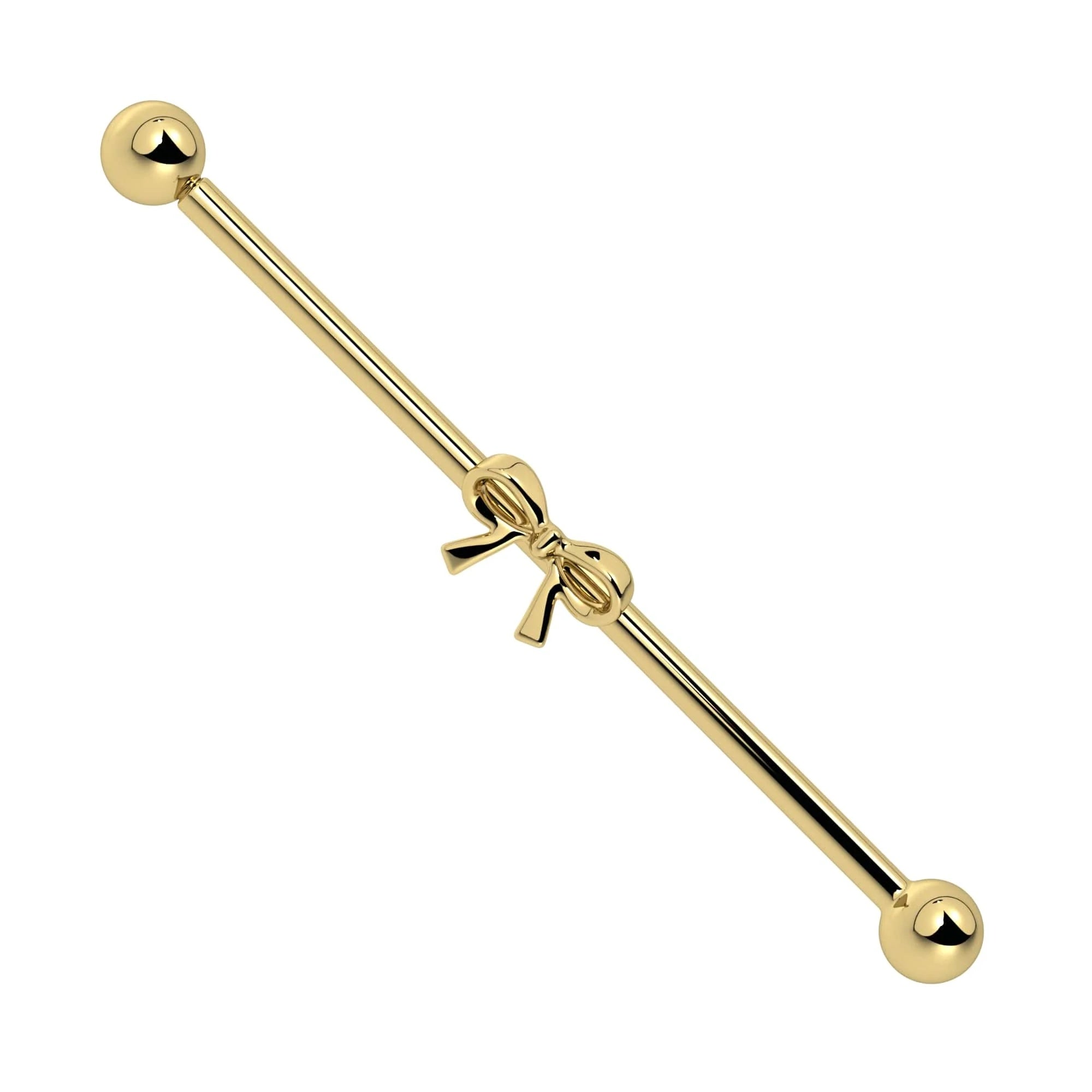Serene Ear Piercing Grandeur - Bow Industrial Barbell