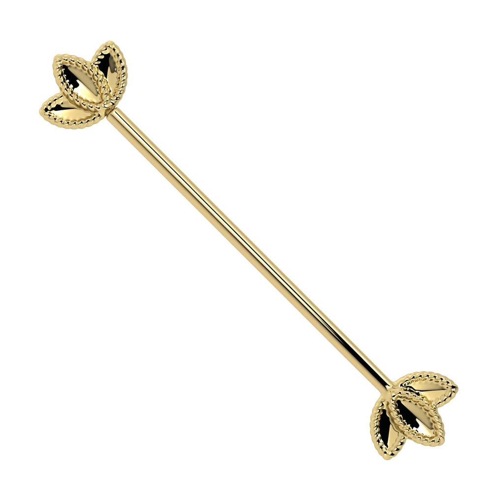Royal Ear Piercing Heirloom - Golden Lotus Industrial