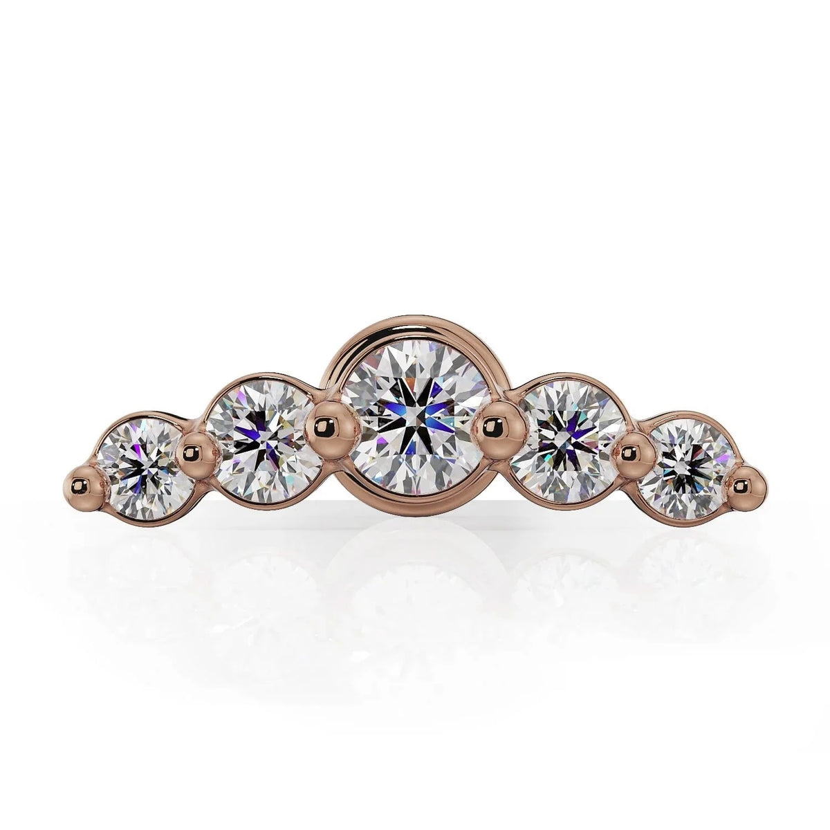 Timeless Ear Piercing Opulence - Mini Climber Piercing