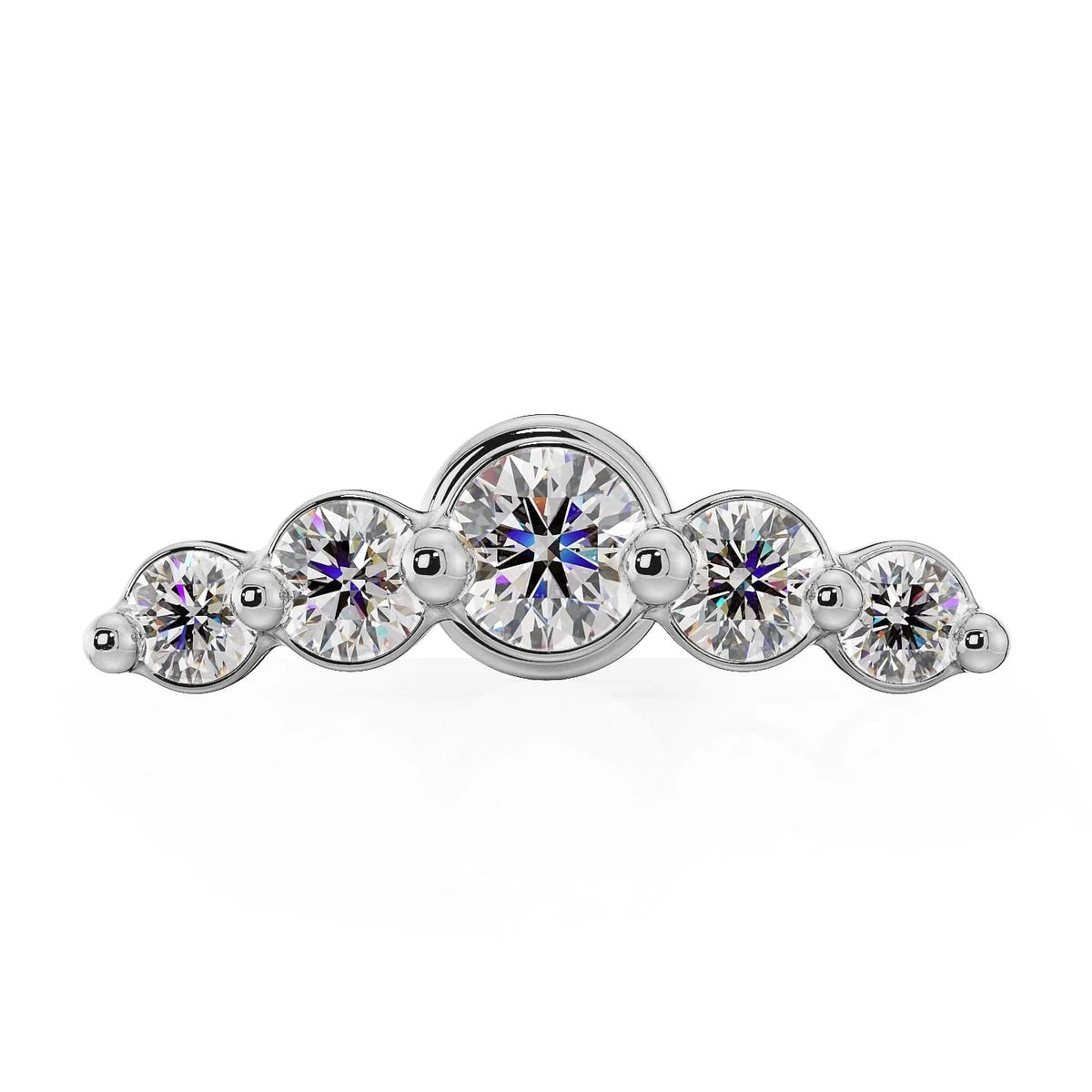 Timeless Ear Piercing Opulence - Mini Climber Piercing