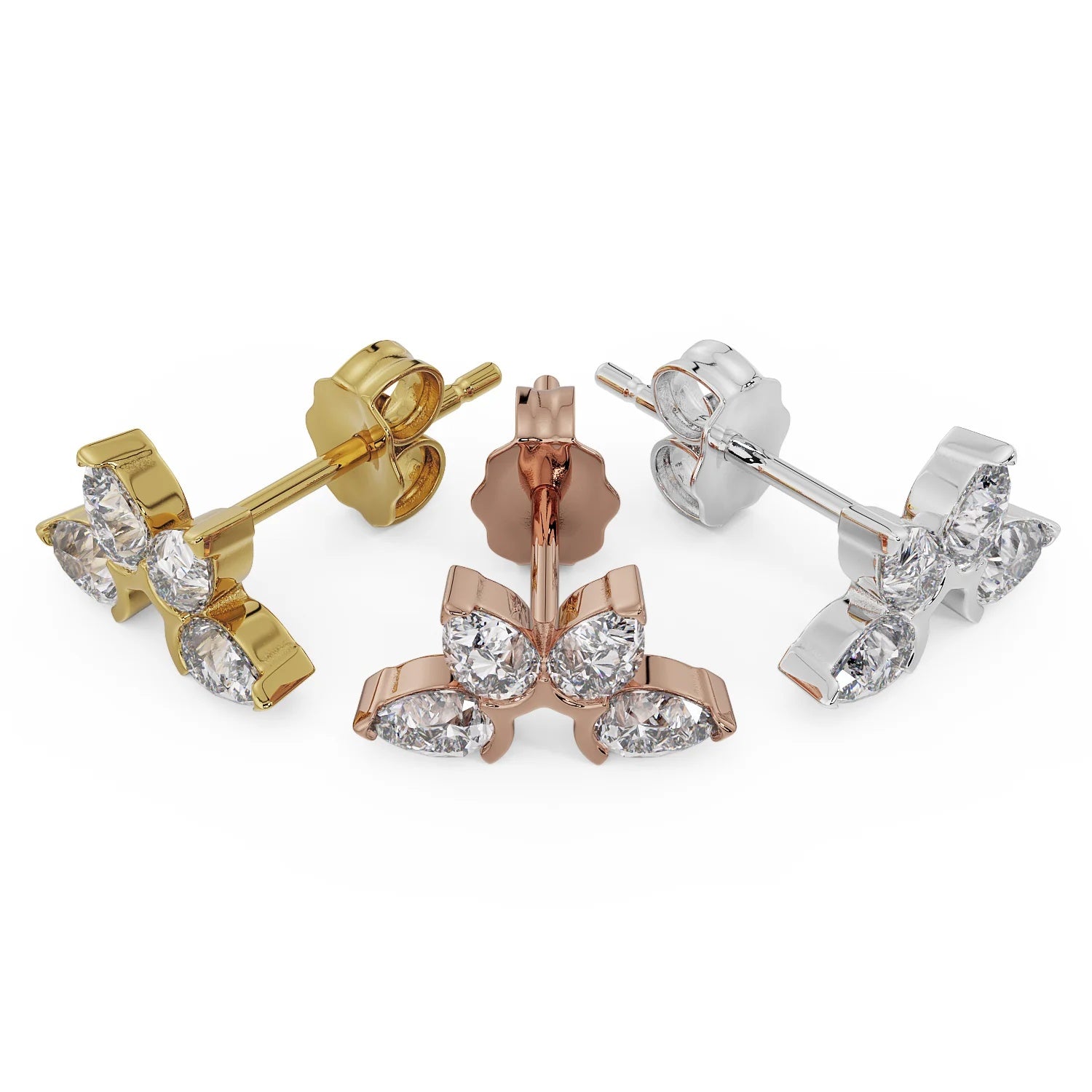 Aura Ear Piercing Legacy - Pear Fan Diamond