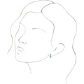 Infinite Ear Piercing Illumination - Opal Huggie Hoop