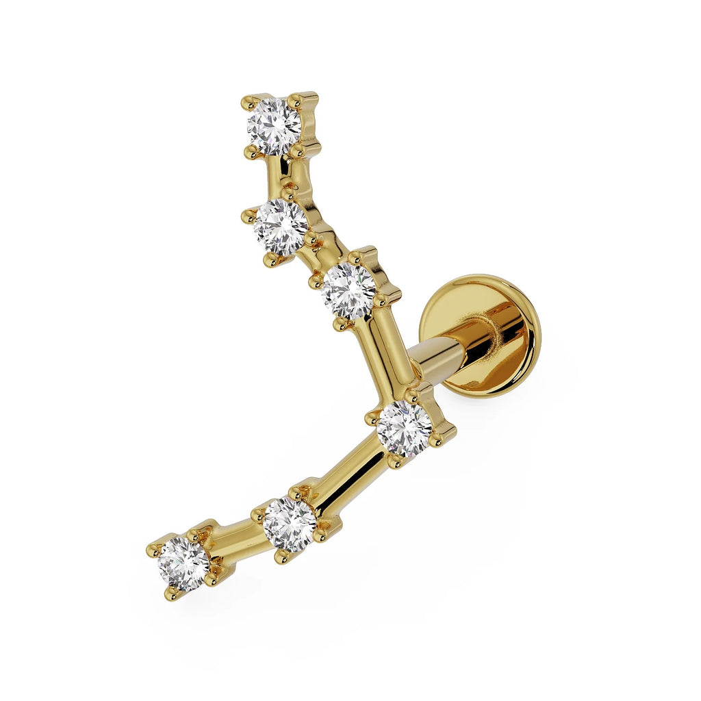 Aura Ear Piercing Essence - Libra Constellation Flat