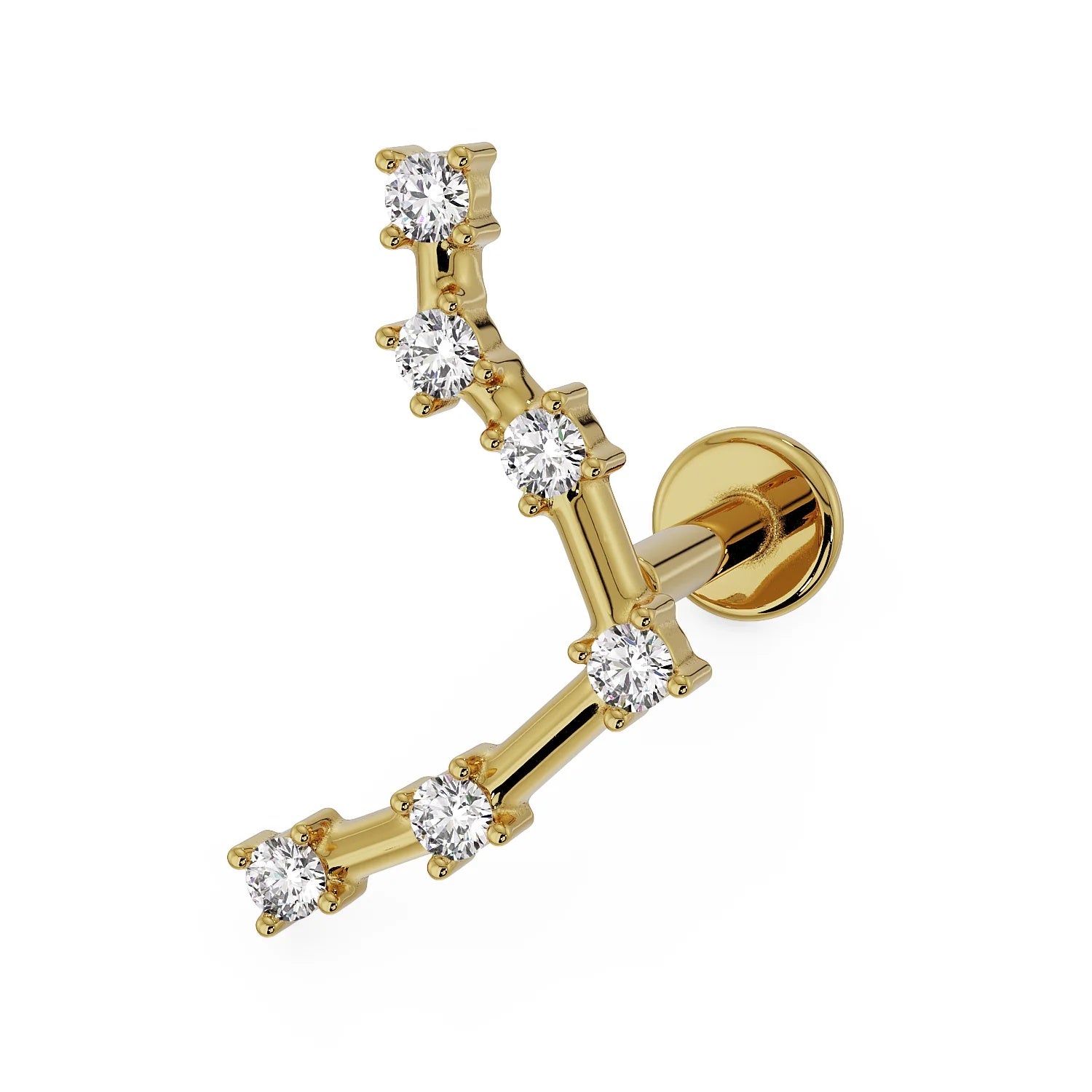 Aura Ear Piercing Essence - Libra Constellation Flat