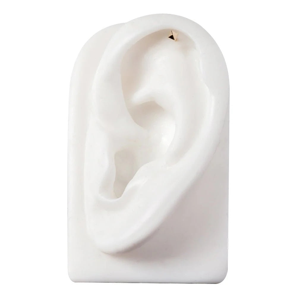 Royal Ear Piercing Heirloom - Cubic Zirconia Bezel-Set