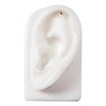 Royal Ear Piercing Heirloom - Cubic Zirconia Bezel-Set