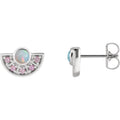 Celestial Ear Piercing Heirloom - Dainty Diamond Bezel-Set