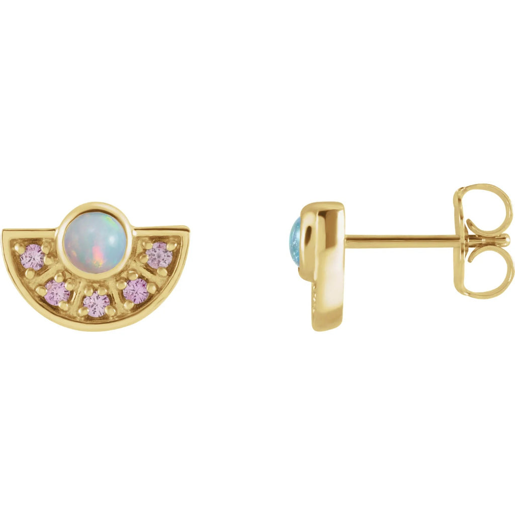 Celestial Ear Piercing Heirloom - Dainty Diamond Bezel-Set