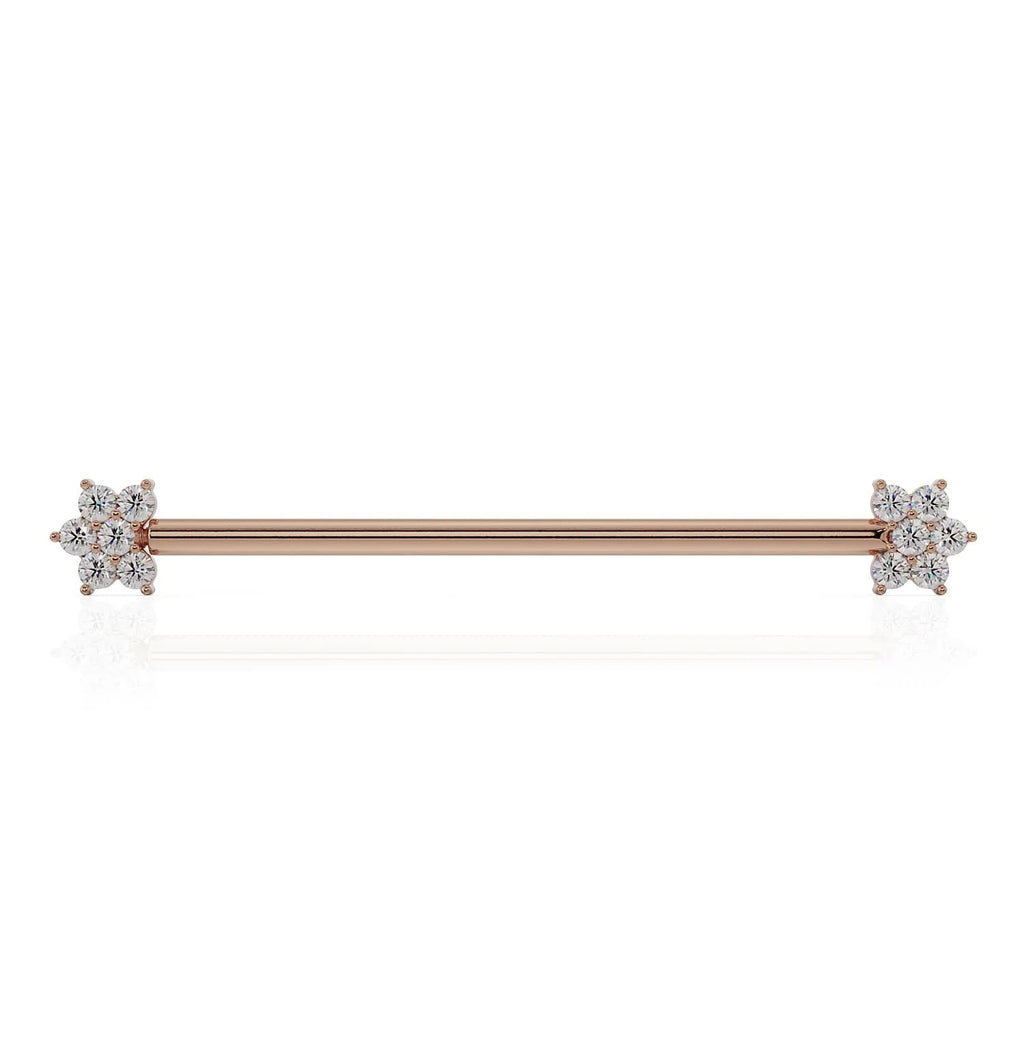 Serene Ear Piercing Grace - Opal Industrial Barbell