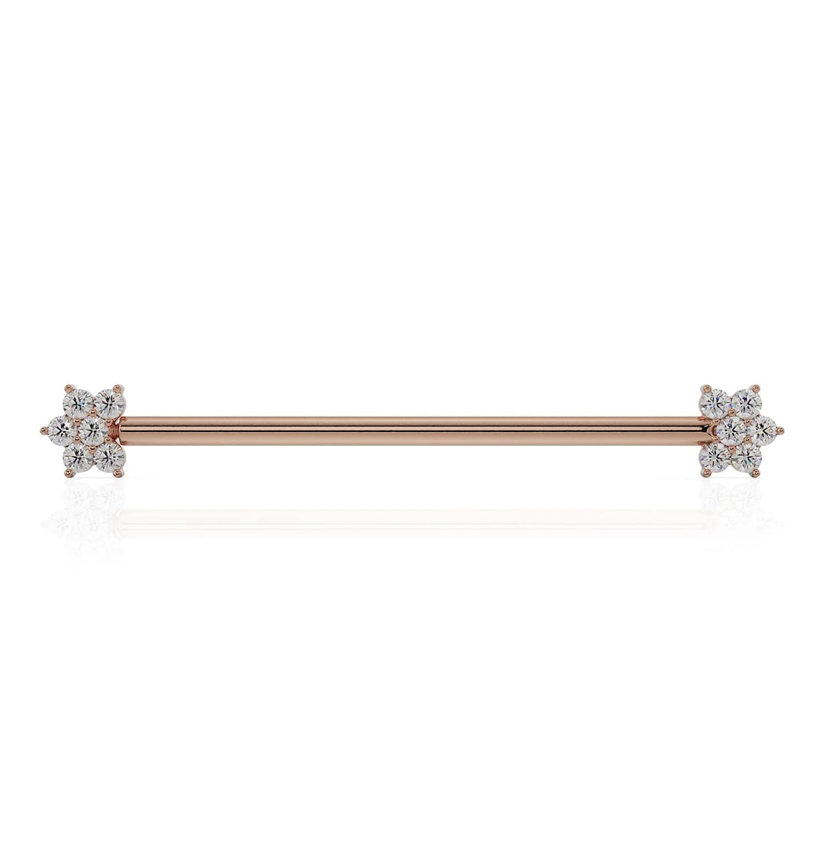 Serene Ear Piercing Grace - Opal Industrial Barbell
