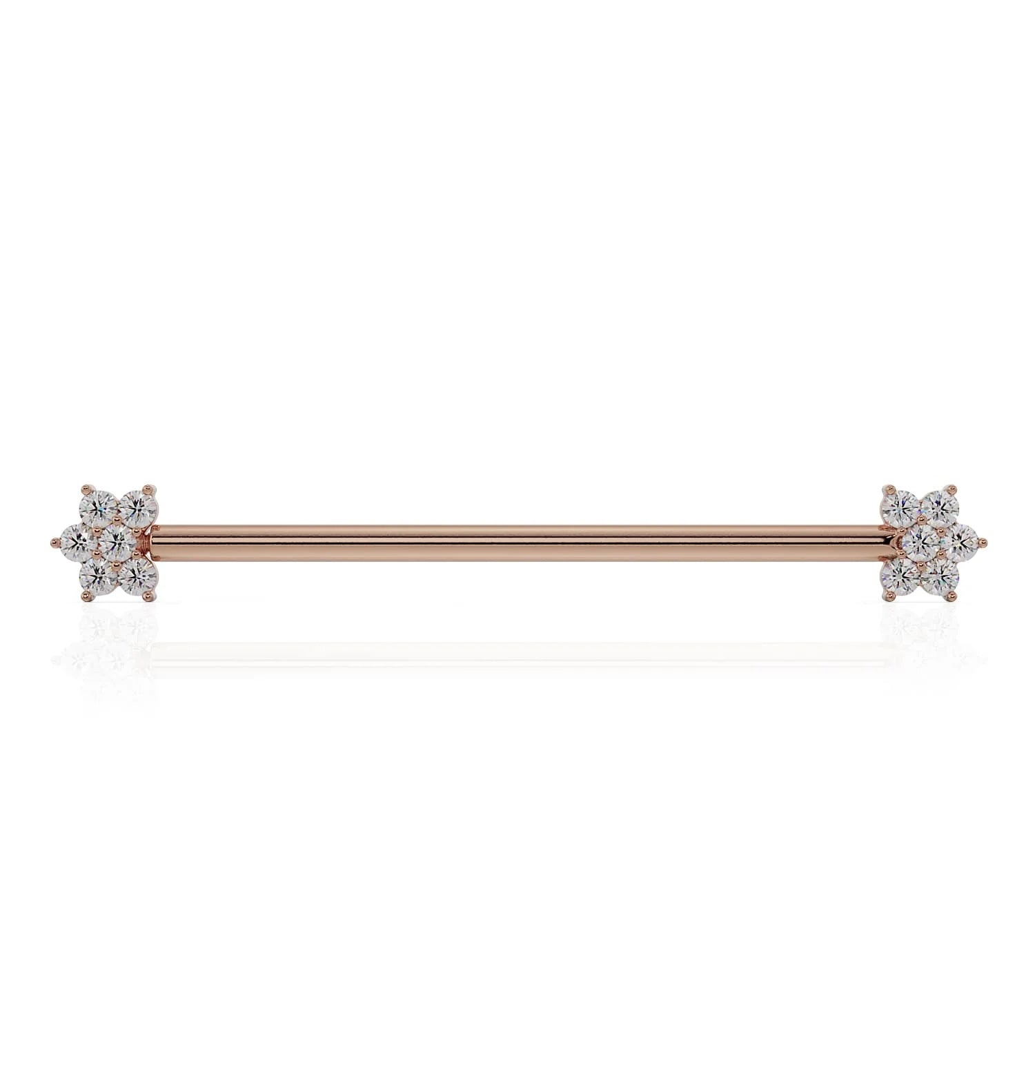Serene Ear Piercing Grace - Opal Industrial Barbell