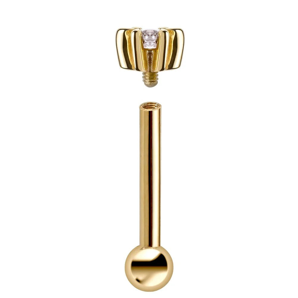 Luminous Ear Piercing Heirloom - Diamond Petite Flower